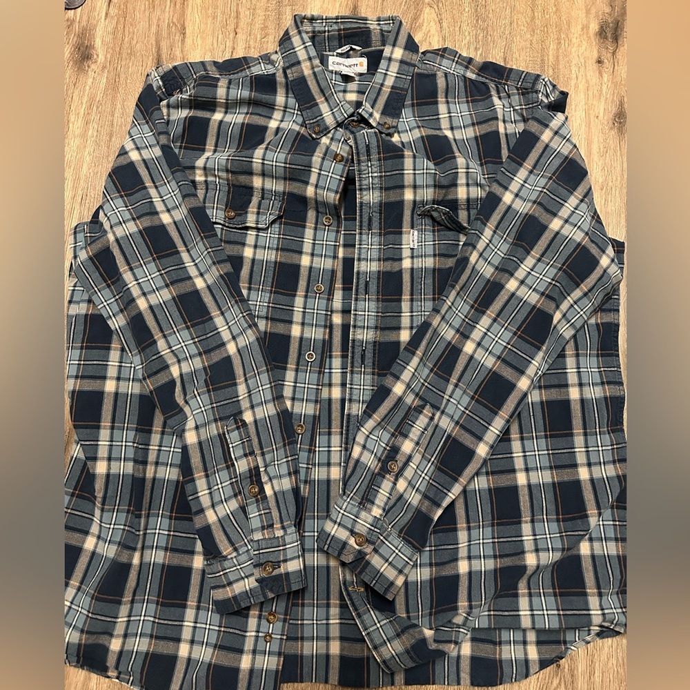 Carhartt relaxed fit button down size XL